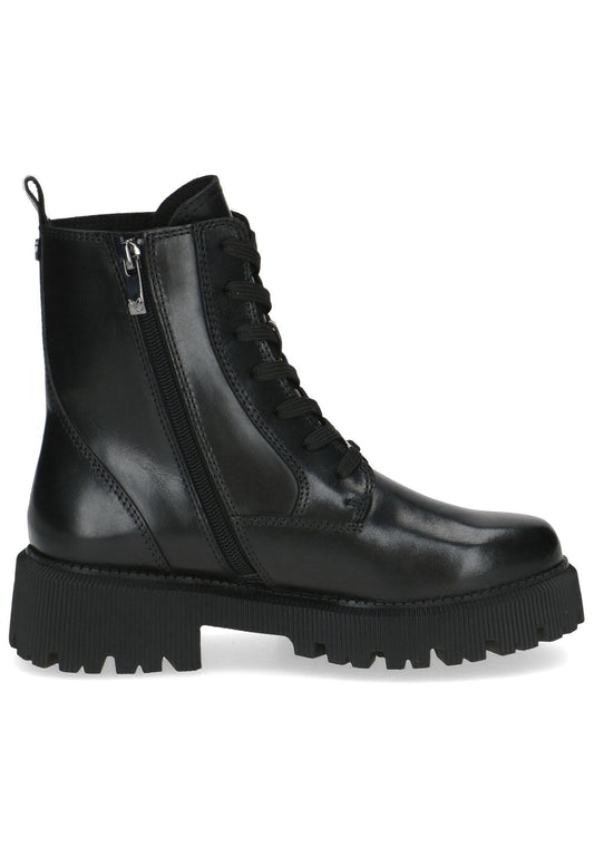 Caprice Stiefelette Leder Schwarz Warmfutter