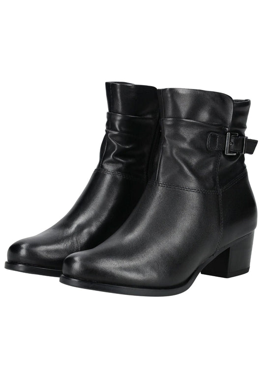 Caprice Stiefelette Leder Schwarz Warmfutter