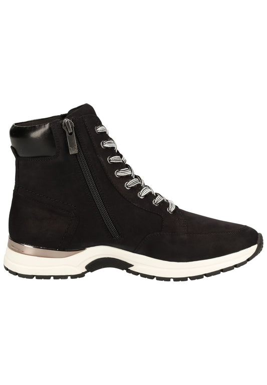 Caprice Stiefelette Leder/Synthetik Black Nubuk