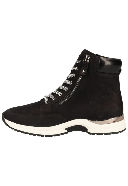 Caprice Stiefelette Leder/Synthetik Black Nubuk