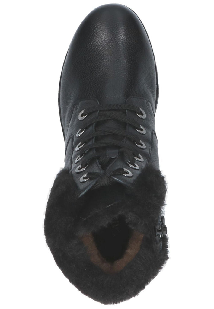 Caprice Stiefelette Leder/Synthetik Schwarz Warmfutter