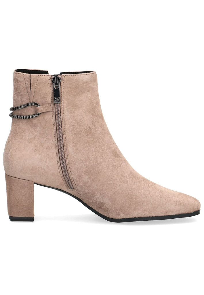 Caprice Stiefelette Leder Taupe