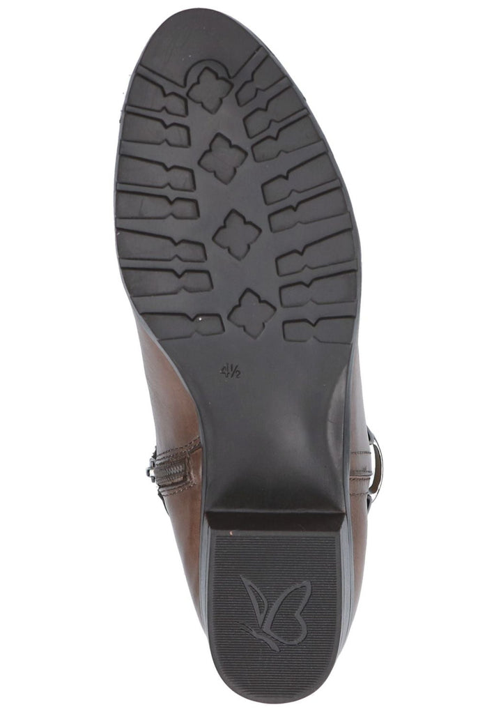 Caprice Stiefelette Leder Taupe