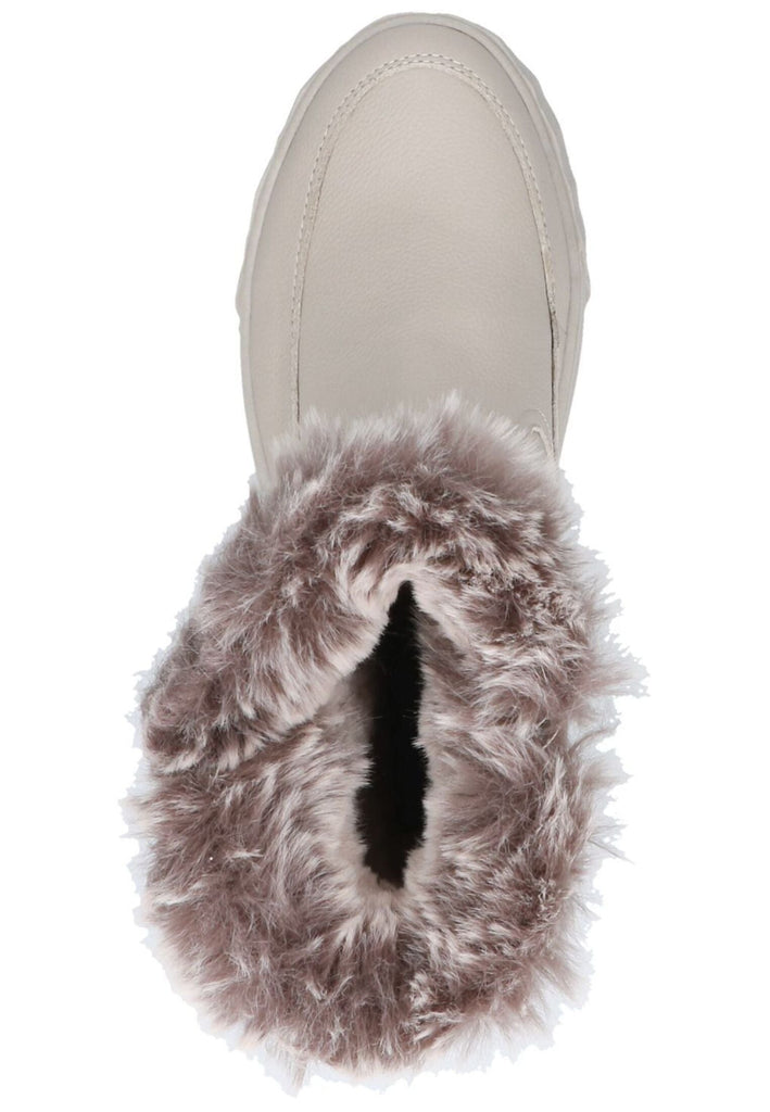 Caprice Stiefelette Leder/Textil Beige Warmfutter