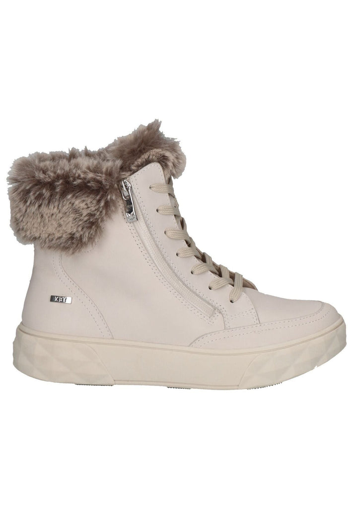 Caprice Stiefelette Leder/Textil Cream Warmfutter