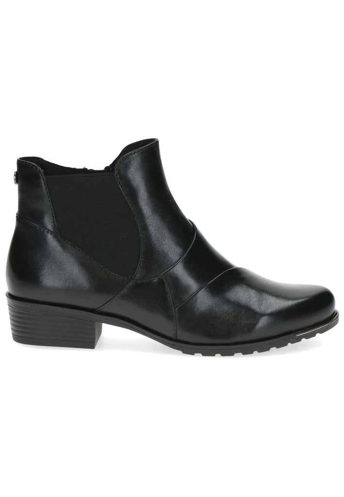 Caprice Stiefelette Leder/Textil Schwarz
