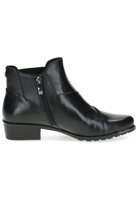 Caprice Stiefelette Leder/Textil Schwarz