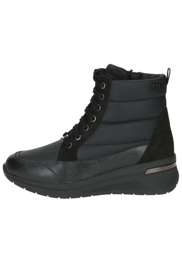 Caprice Stiefelette Leder/Textil Schwarz