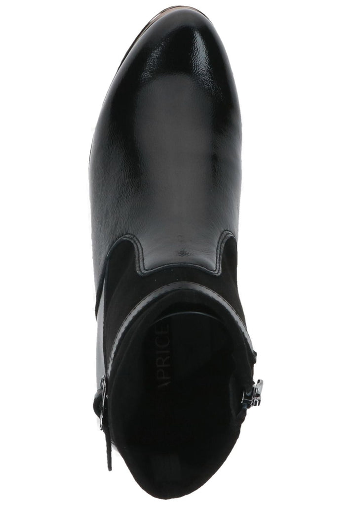 Caprice Stiefelette Leder/Textil Schwarz