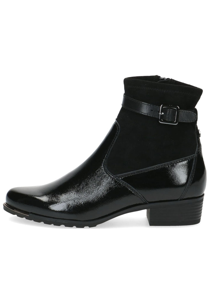 Caprice Stiefelette Leder/Textil Schwarz