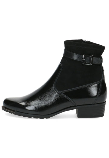 Caprice Stiefelette Leder/Textil Schwarz