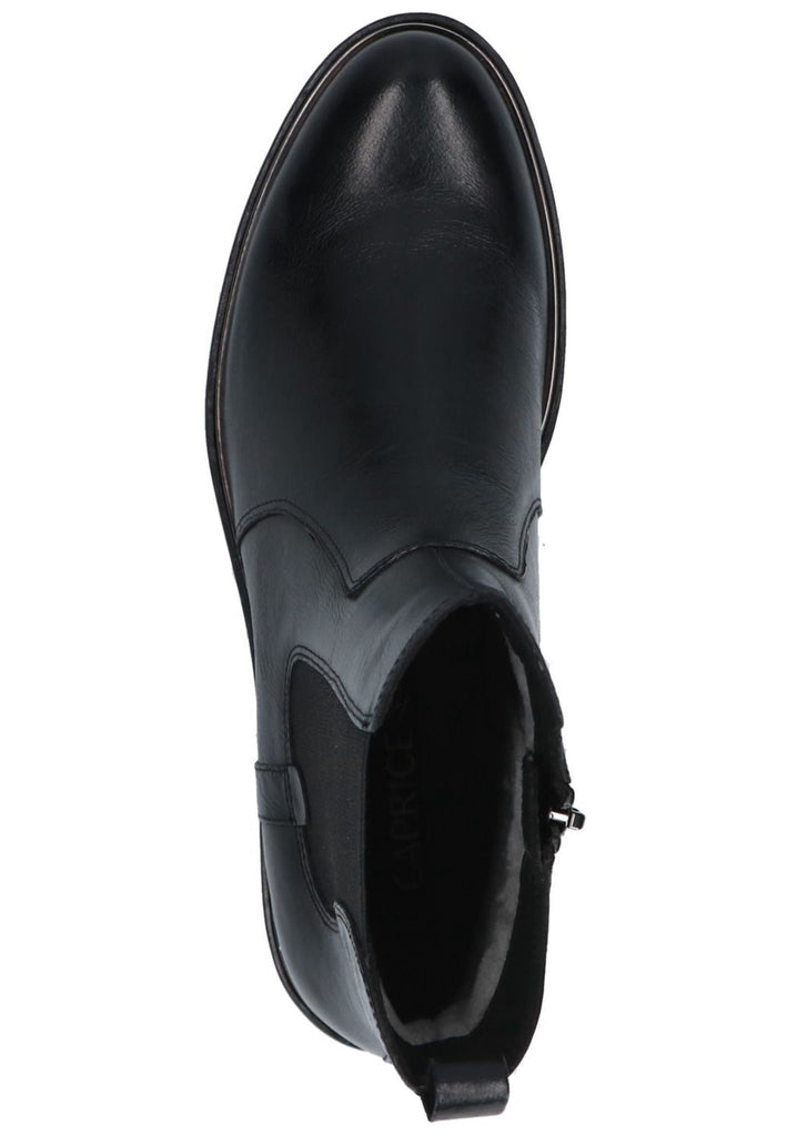Caprice Stiefelette Leder/Textil Schwarz