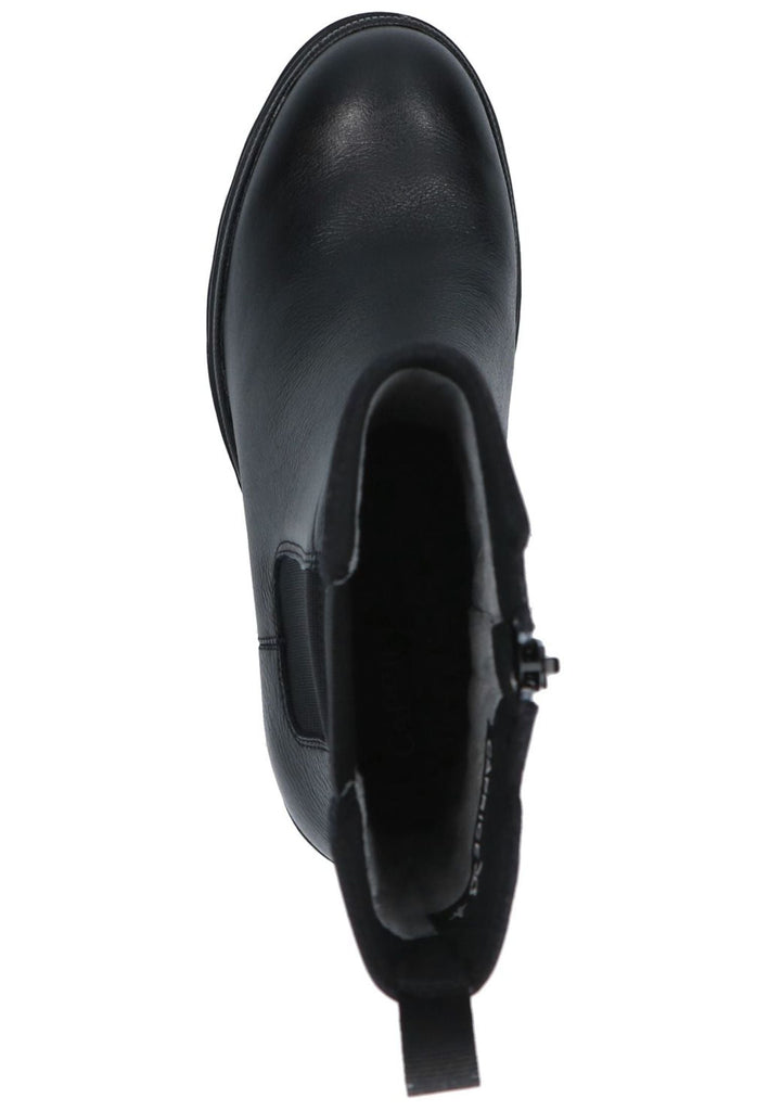 Caprice Stiefelette Leder/Textil Schwarz