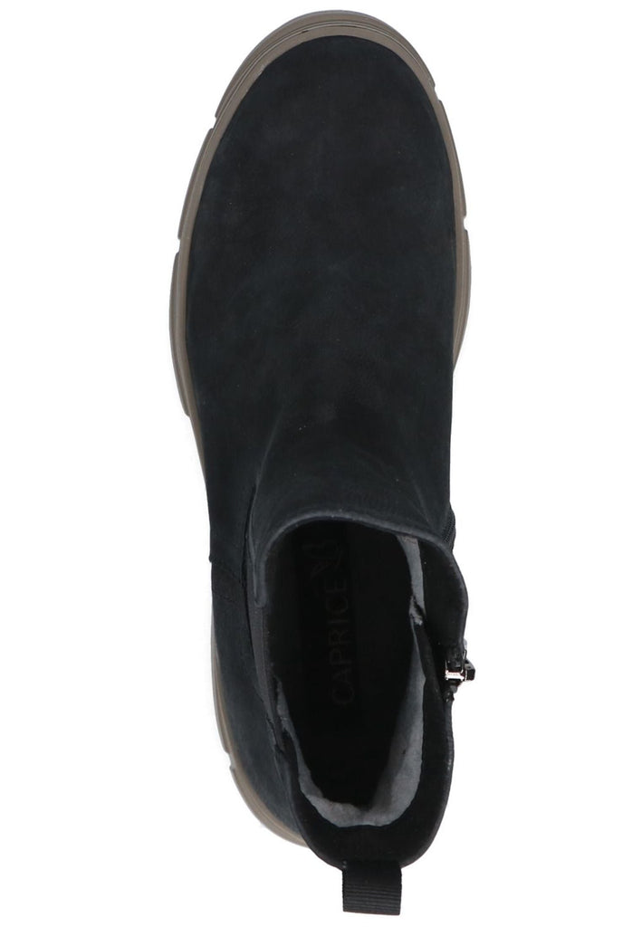 Caprice Stiefelette Leder/Textil Schwarz