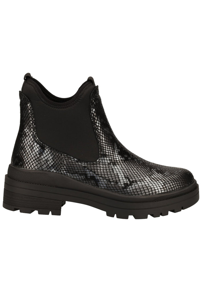 Caprice Stiefelette Leder/Textil Schwarz