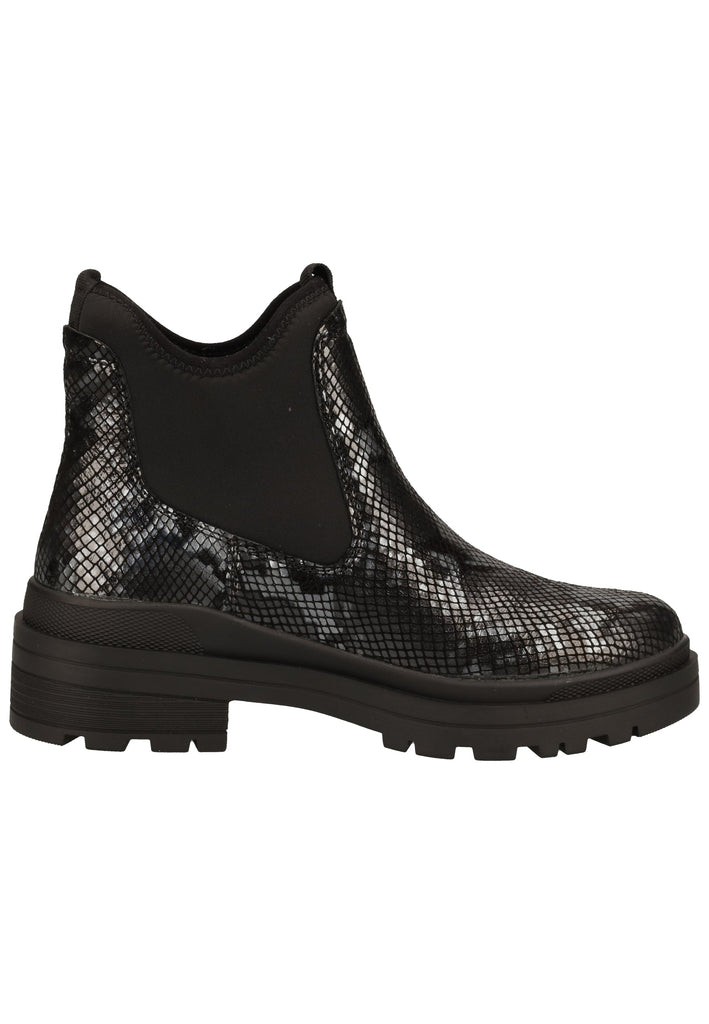 Caprice Stiefelette Leder/Textil Schwarz