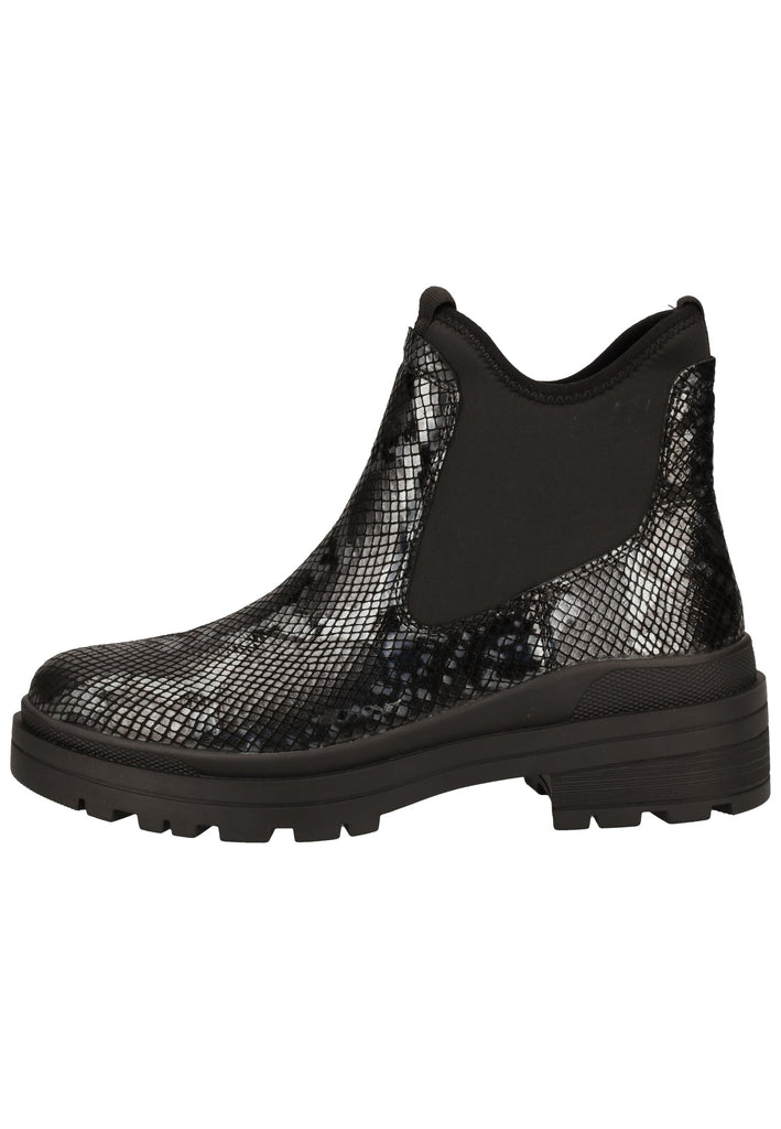 Caprice Stiefelette Leder/Textil Schwarz