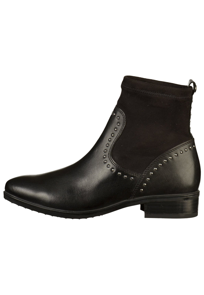 Caprice Stiefelette Leder/Textil Schwarz