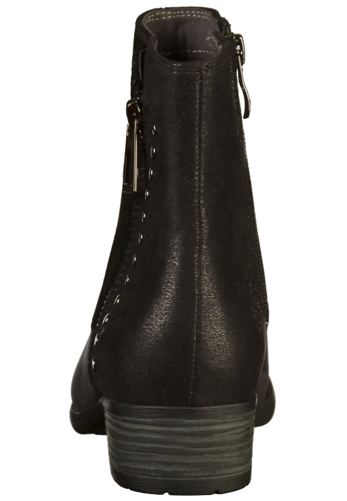 Caprice Stiefelette Leder/Textil Schwarz