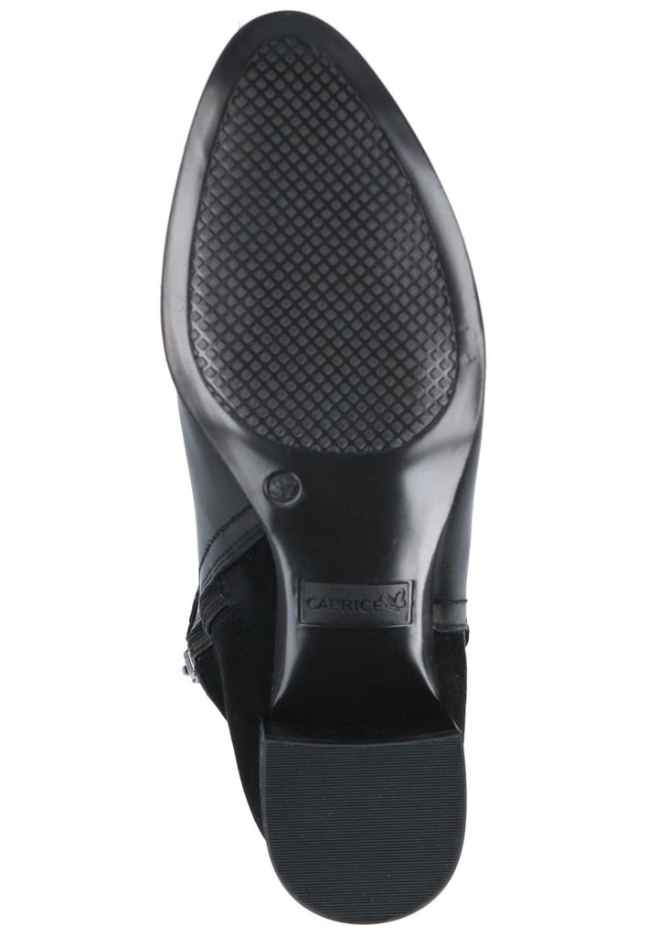 Caprice Stiefelette Leder/Textil Schwarz Kombi