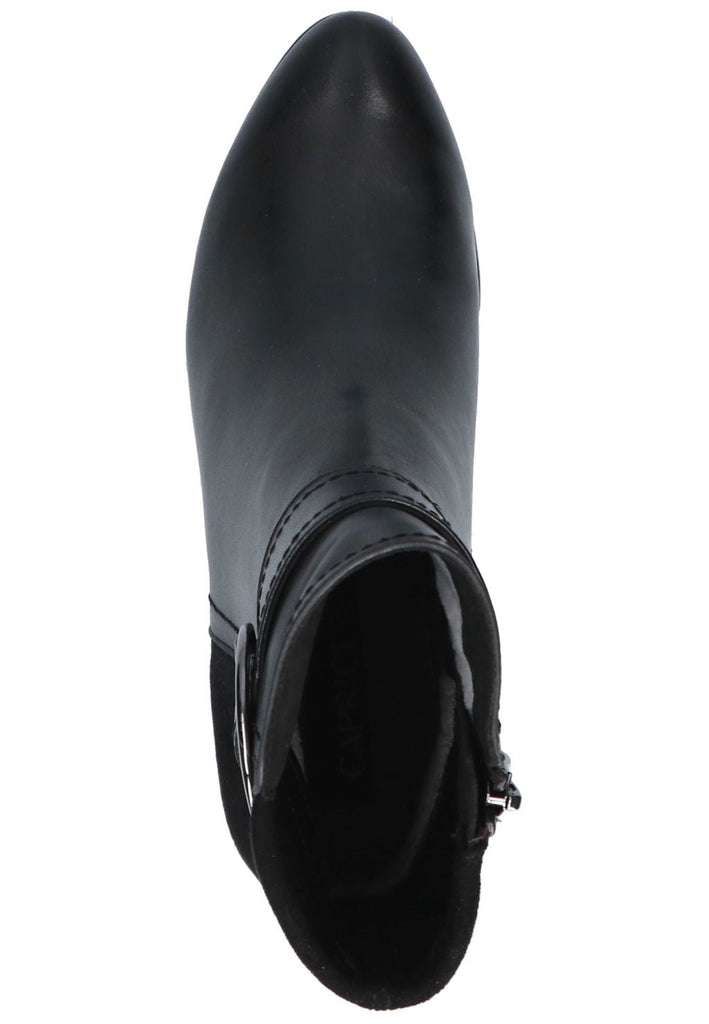 Caprice Stiefelette Leder/Textil Schwarz Kombi