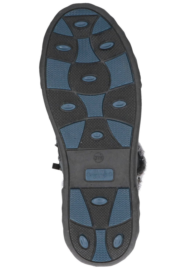 Caprice Stiefelette Leder/Textil Schwarz Warmfutter