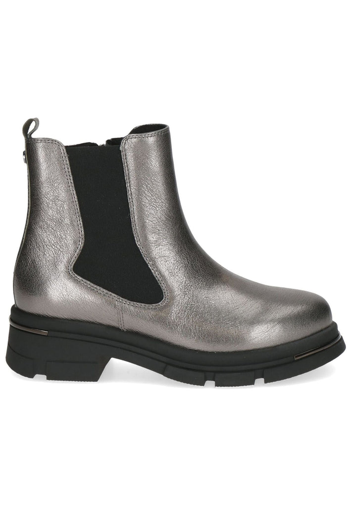 Caprice Stiefelette Leder/Textil Stone Warmfutter