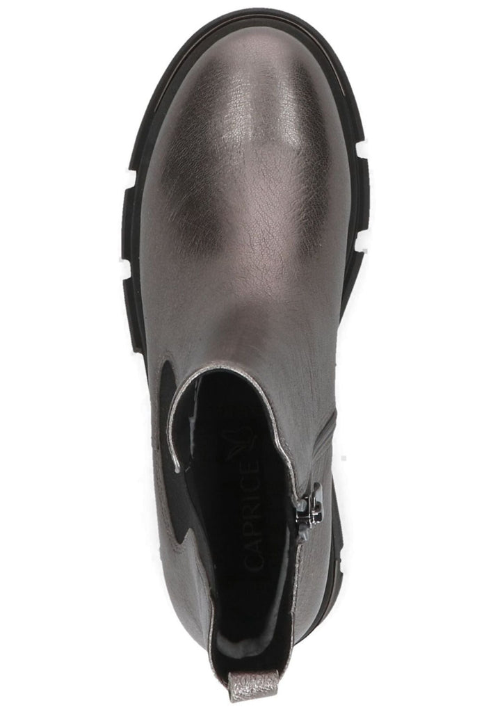 Caprice Stiefelette Leder/Textil Stone Warmfutter