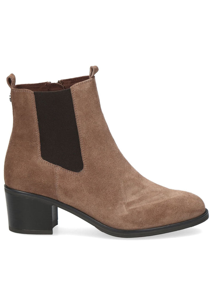 Caprice Stiefelette Leder/Textil Taupe