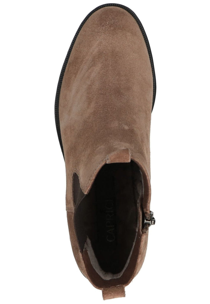 Caprice Stiefelette Leder/Textil Taupe