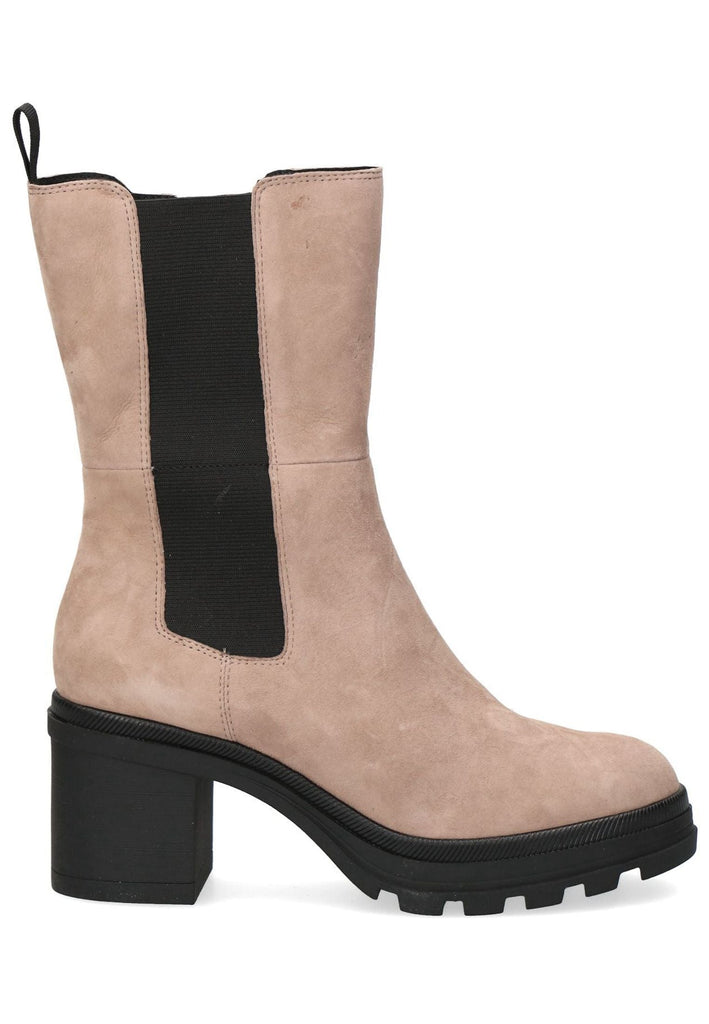 Caprice Stiefelette Leder/Textil Taupe