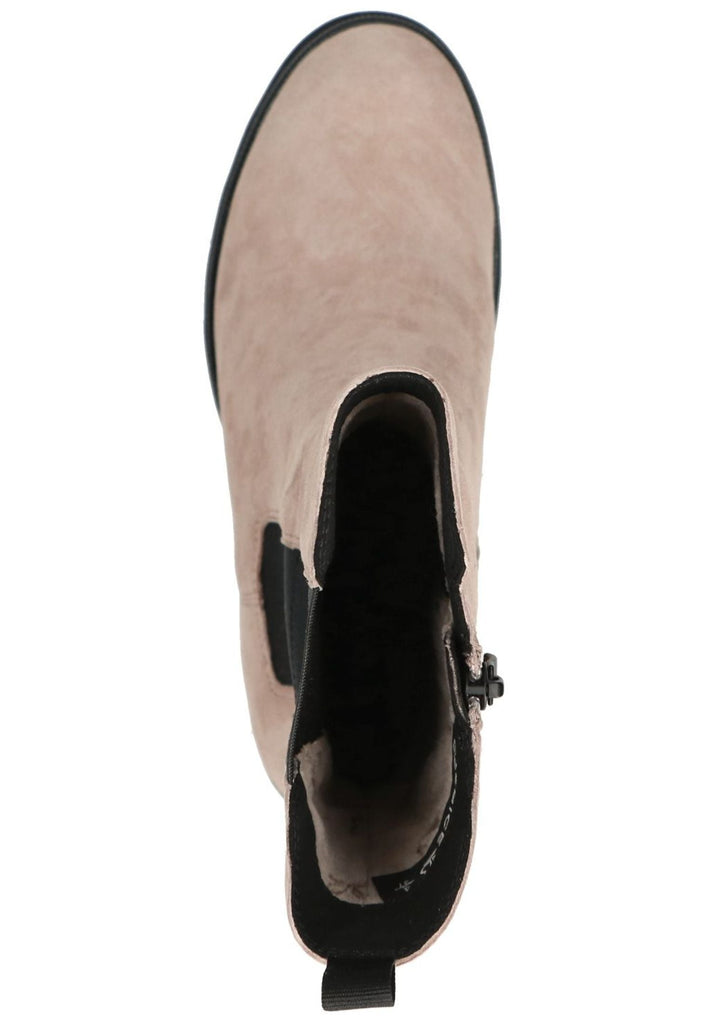 Caprice Stiefelette Leder/Textil Taupe