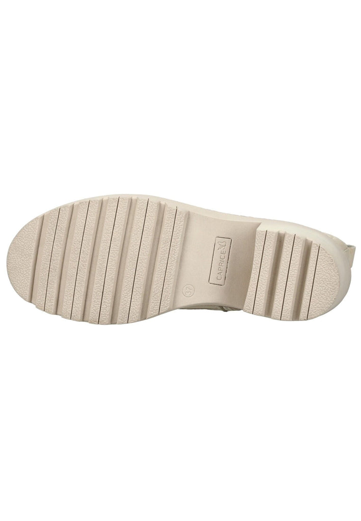 Caprice Stiefelette Leder Weiß Warmfutter