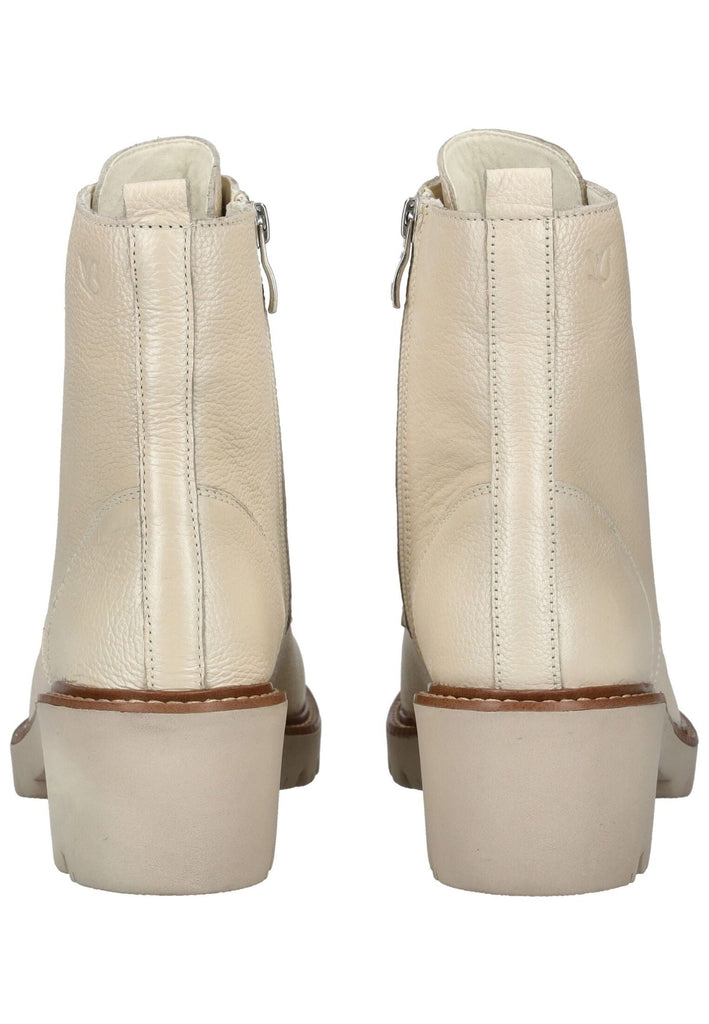 Caprice Stiefelette Leder Weiß Warmfutter