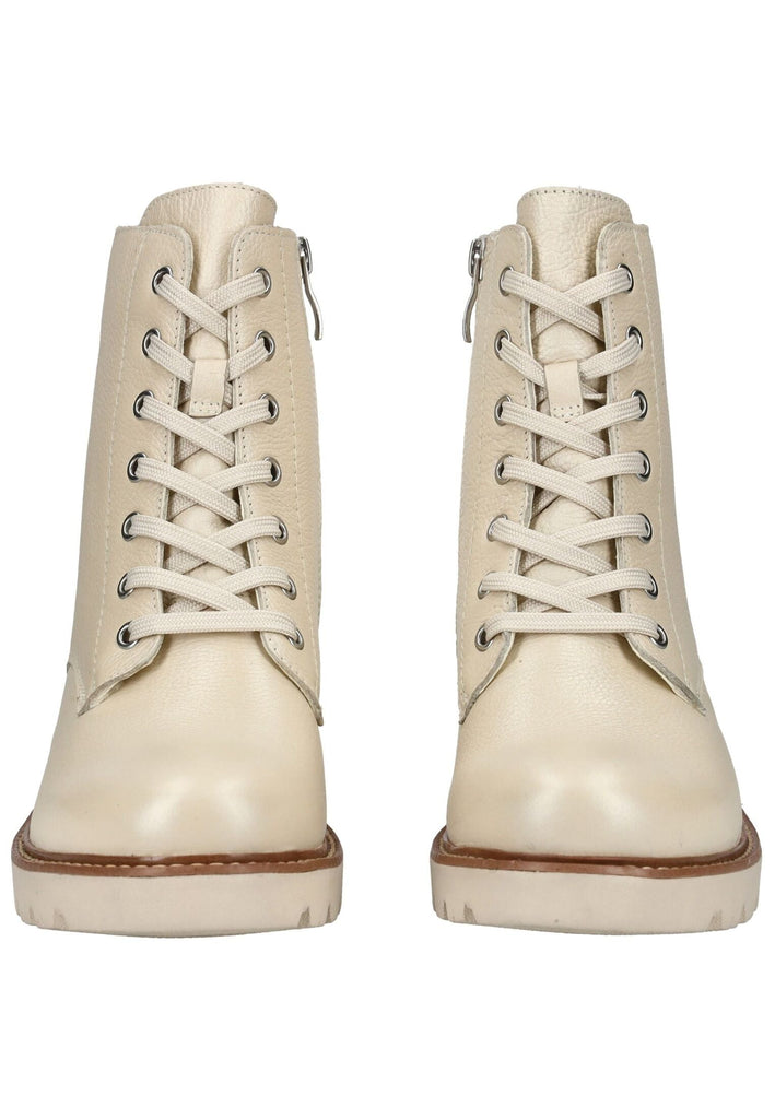 Caprice Stiefelette Leder Weiß Warmfutter