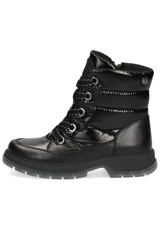 Caprice Stiefelette Lederimitat Schwarz