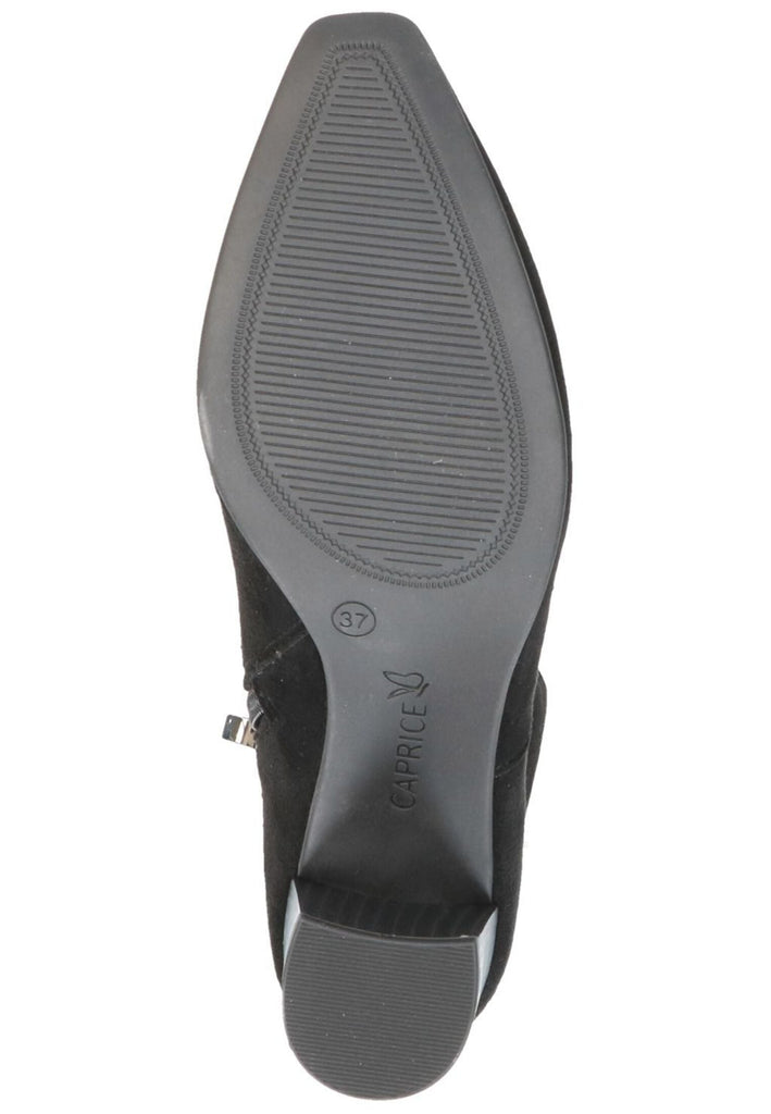 Caprice Stiefelette Lederimitat Schwarz/Schwarz