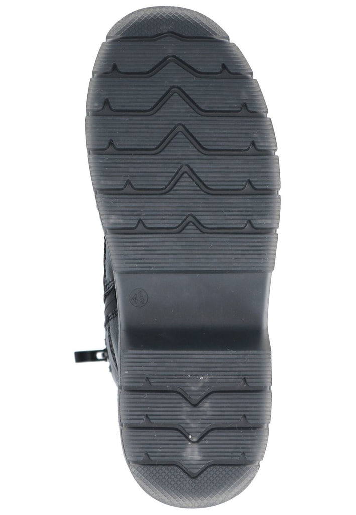 Caprice Stiefelette Lederimitat Schwarz Warmfutter