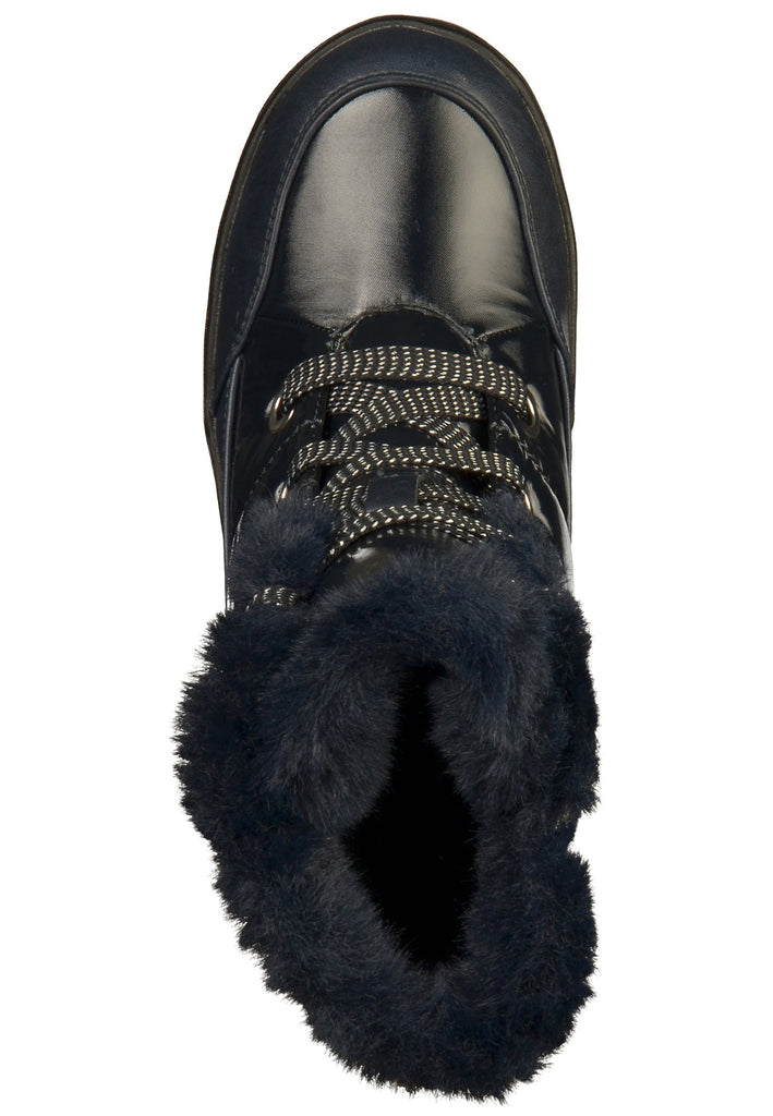 Caprice Stiefelette Lederimitat/Textil Dunkelblau