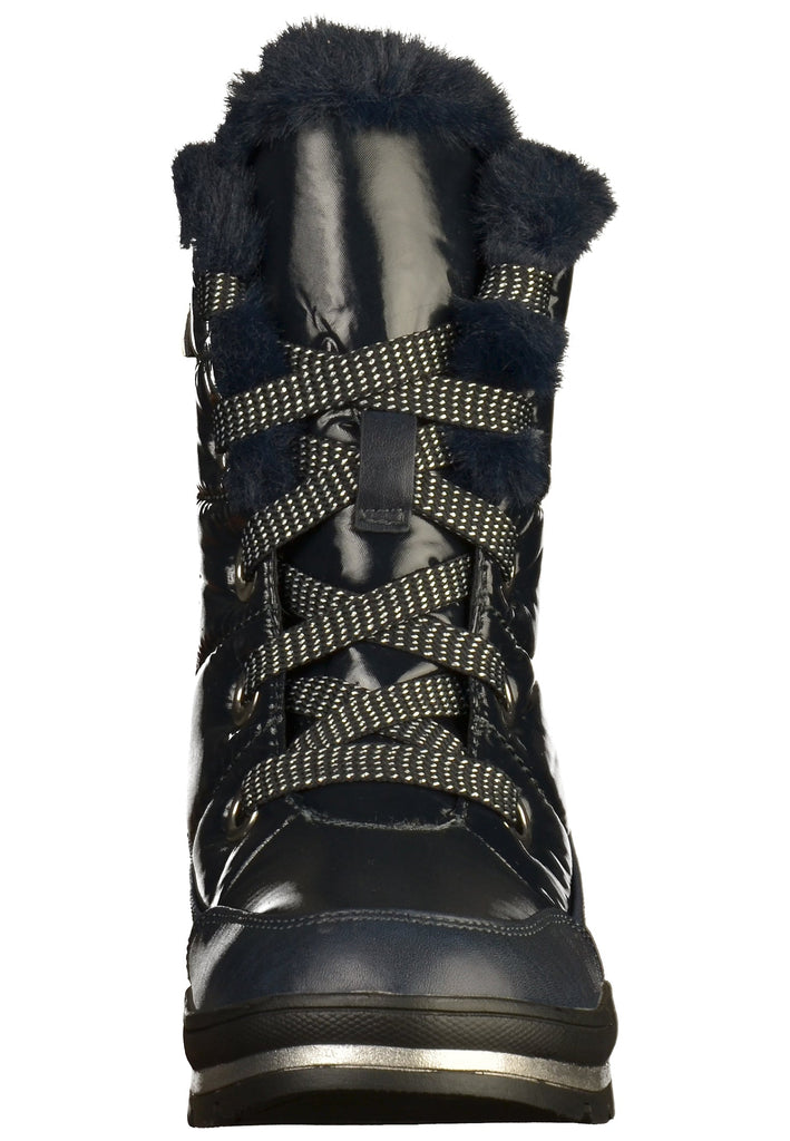 Caprice Stiefelette Lederimitat/Textil Dunkelblau