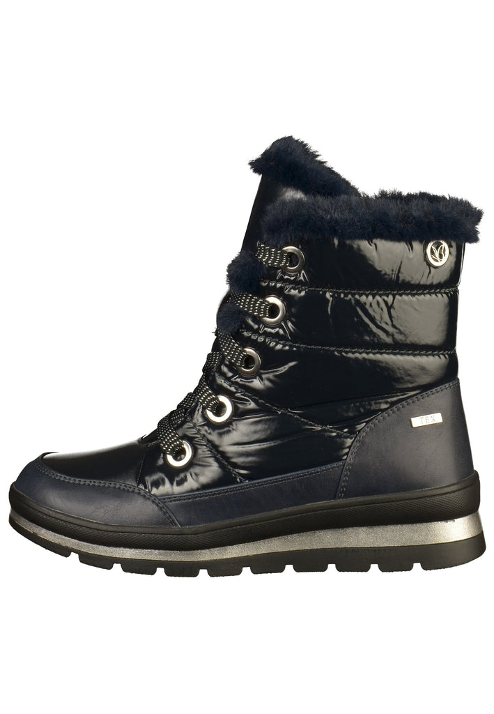 Caprice Stiefelette Lederimitat/Textil Dunkelblau
