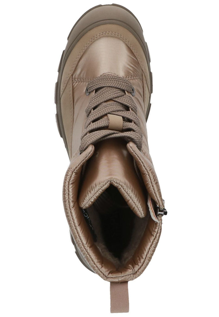 Caprice Stiefelette Lederimitat/Textil Mud Warmfutter