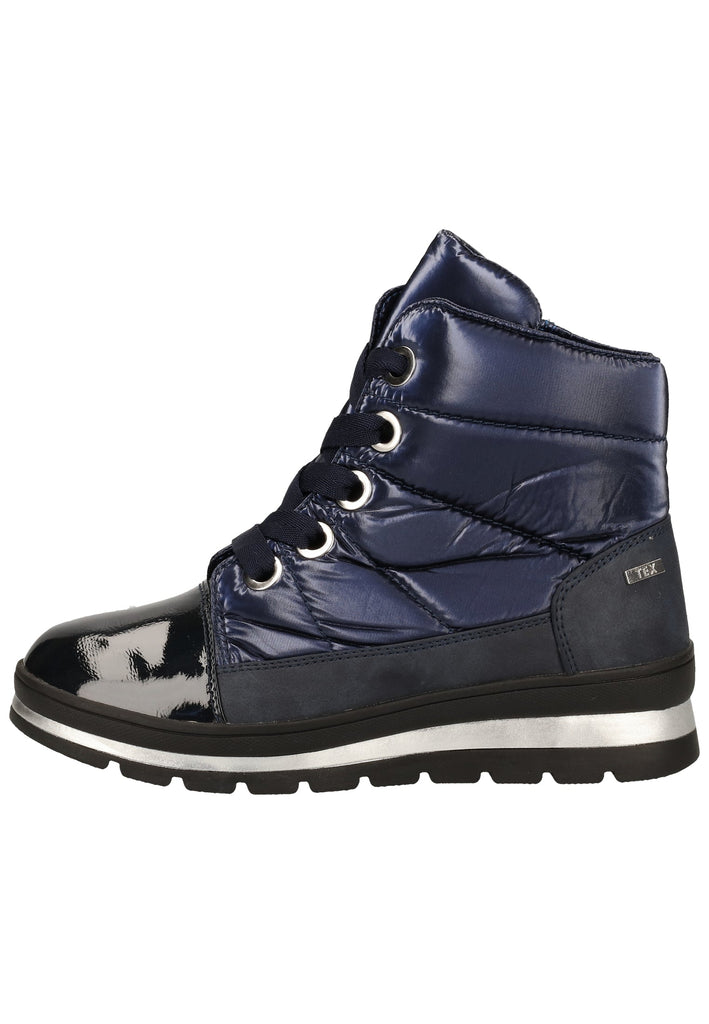 Caprice Stiefelette Lederimitat/Textil Ocean Warmfutter