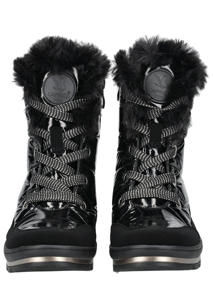 Caprice Stiefelette Lederimitat/Textil Schwarz