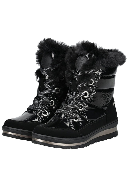 Caprice Stiefelette Lederimitat/Textil Schwarz