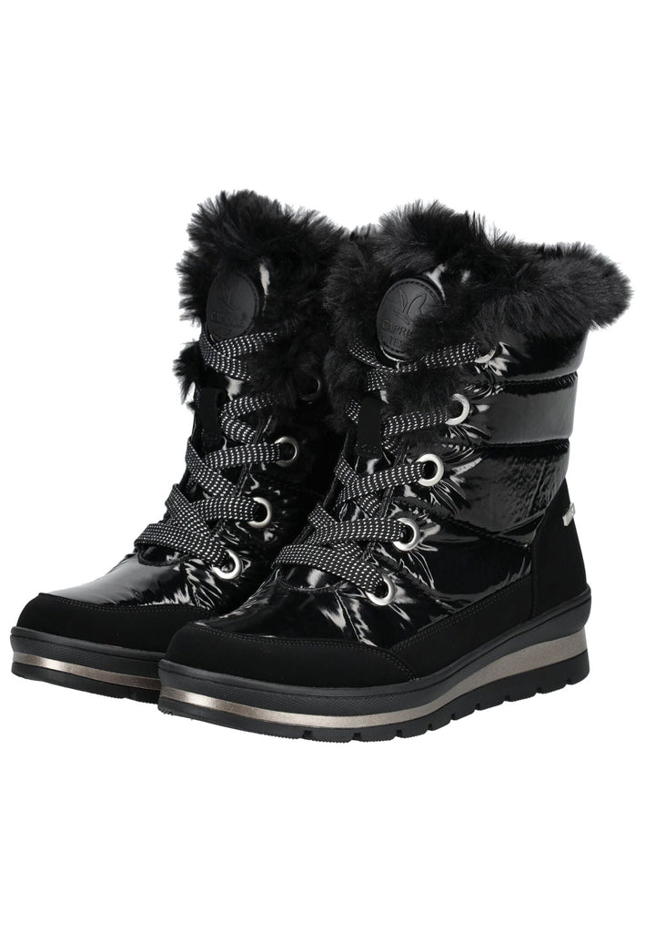 Caprice Stiefelette Lederimitat/Textil Schwarz