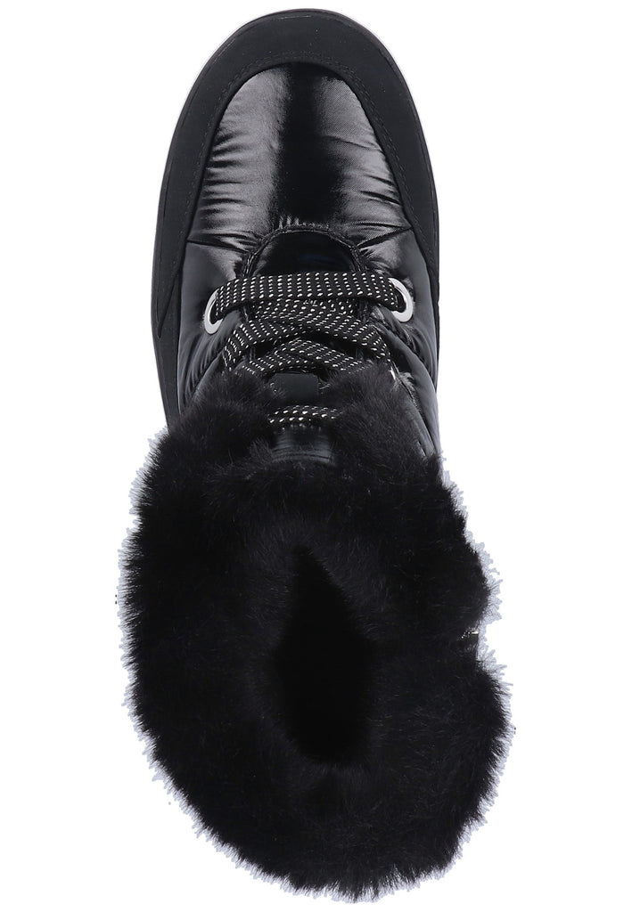 Caprice Stiefelette Lederimitat/Textil Schwarz Warmfutter