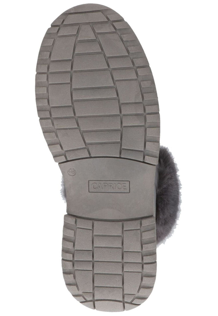 Caprice Stiefelette Lederimitat/Textil Taupe Warmfutter