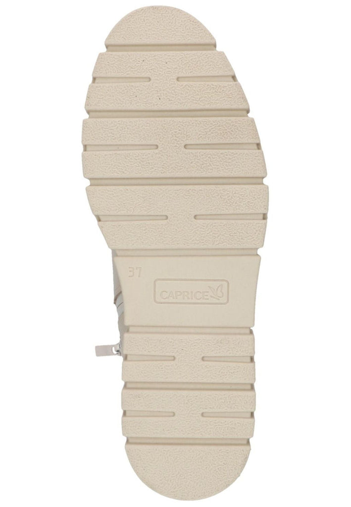 Caprice Stiefelette Nappaleder Beige Warmfutter