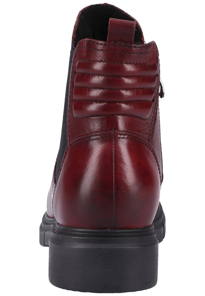 Caprice Stiefelette Nappaleder Bordeaux